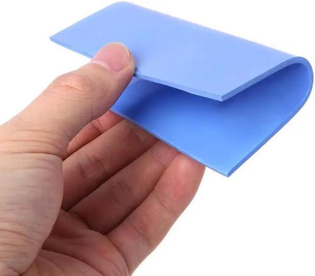 Alt view image 5 of 5 - 1Sheet 100mmx100mmx3mm Thermal Conductivity CPU Heatsink Cooling Conductive Silicone Pad Thermal Pads for PC Computer