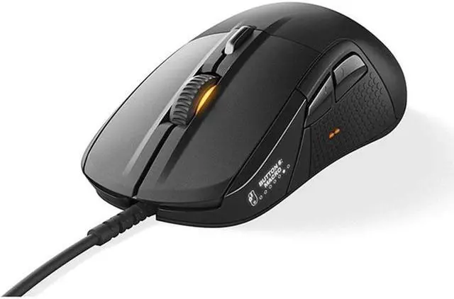 Alt view image 3 of 5 - Rival 710 Gaming Mouse - 16,000 CPI TrueMove3 Optical Sensor - OLED Display - Tactile Alerts - RGB Lighting