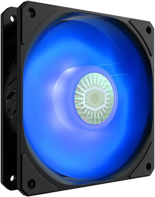 Alt view image 3 of 5 - sickleflow 120mm LED 4pin PWM Shockproof silence fans For Computer Case CPU cooler cooling fan