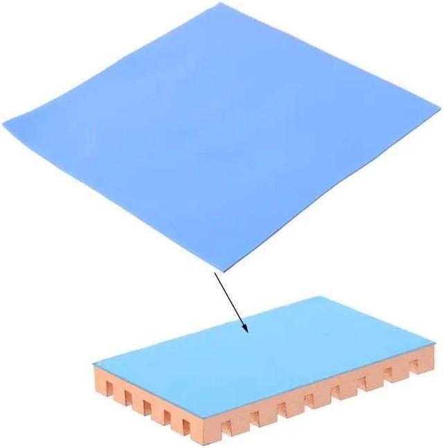 Alt view image 3 of 5 - 1Sheet 100mmx100mmx3mm Thermal Conductivity CPU Heatsink Cooling Conductive Silicone Pad Thermal Pads for PC Computer