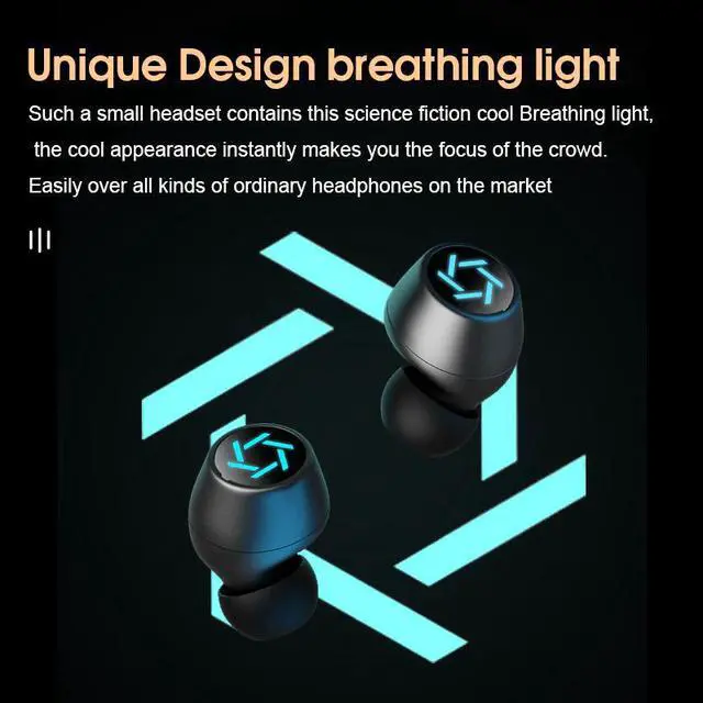 Alt view image 2 of 5 - Bluetooth Earphones Headphones Wireless Earbuds Gaming Headset Audifonos Bluetooth Inalambrico Ecouteur with Microphone