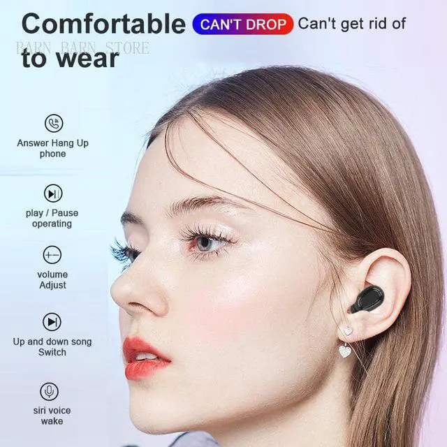 Alt view image 4 of 5 - Pro TWS Bluetooth Earphones Wireless Headphones HIFI Sounds Handsfree Earbuds Stereo Gaming Earpiece For Oppo Redmi iphone