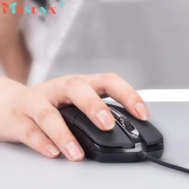 Main image of Raton 3 Button1200 DPI USB Wired Silent Optical Gaming Mice  Professional Design For PC Laptop 18Aug2