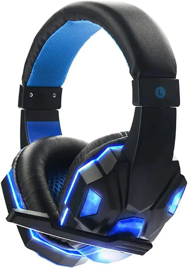 Alt view image 2 of 5 - Deep Bass Game Headphone Stereo Over-Ear Gaming Headset Headband Earphone With Llight for Computer PC Gamer