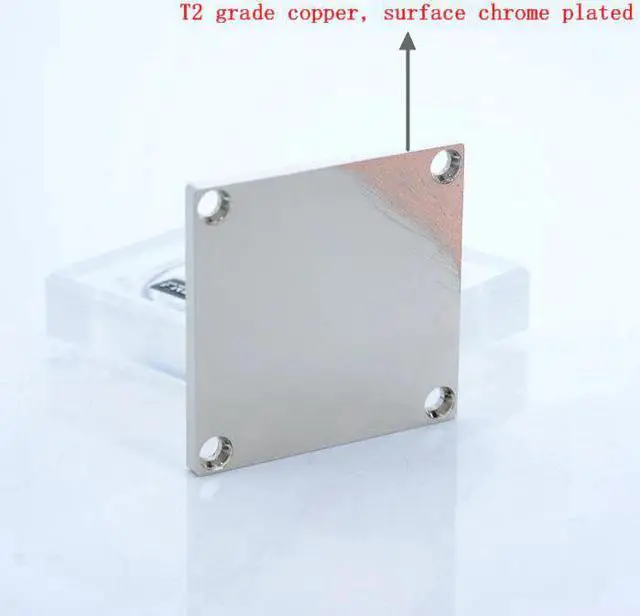 Alt view image 2 of 5 - computer water cooler CPU water cooler block 0.5 channel jet AMD support AM4 AURA. AMD-PM3D