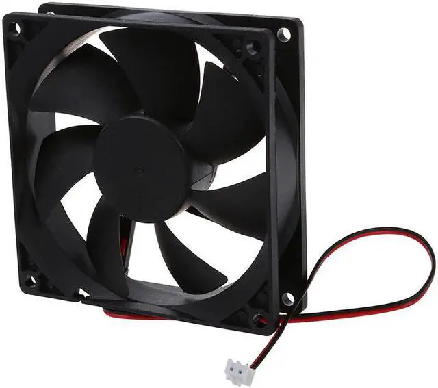 Alt view image 4 of 4 - 92mm x92mm x 25mm DC 12V 2Pin 65.01CFM Computer Case CPU Cooler Cooling Fan