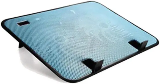 Alt view image 2 of 5 - Panel Dual Fan Notebook Cooler High Speed Silent Laptop Cooling Pad Slim Stand Holder for 14 Inch PC Computer