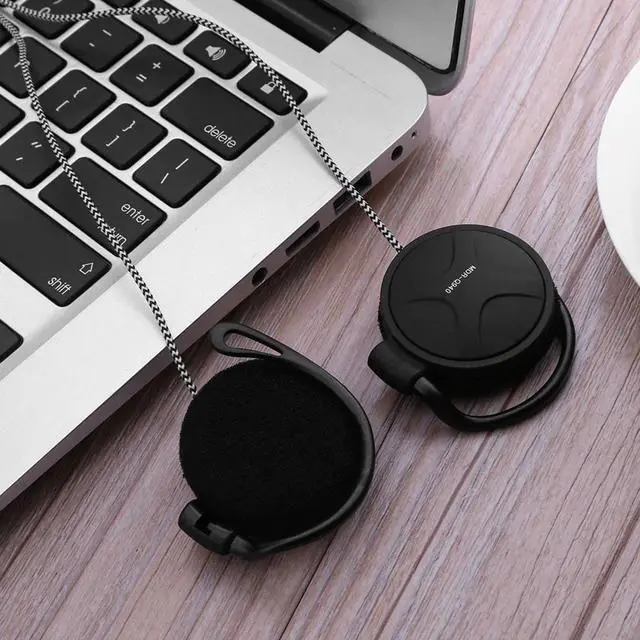 Alt view image 5 of 5 - 3.5mm Gaming Headset  WiredOn-Ear Sports Headphones Ear-hook Music Earphones for Smartphones Tablet Laptop Desktop PC