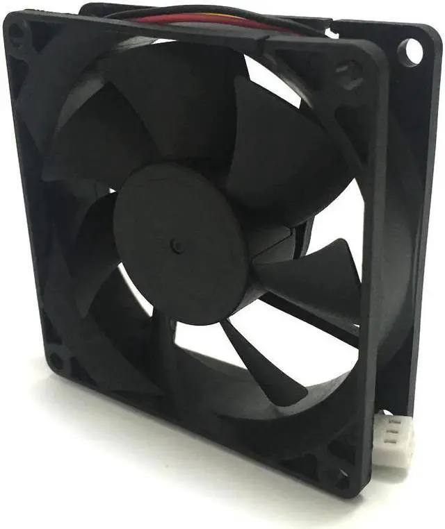 Alt view image 3 of 5 - F8025 80mm Computer Cooler Fan Desktop Cooling Fan Low Noise 12V Exhaust Fan for PC Case / Power Supply