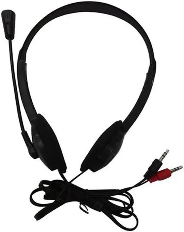 Alt view image 5 of 5 - 3.5mm Wired Over-Ear Headphone Stereo Headset with Microphone for PC Laptop with Mic computer Accessory