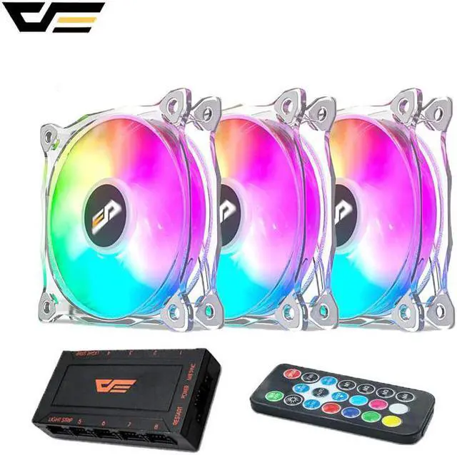 Main image of CF8 Pro PC Case Fan 120mm RGB LED CPU Cooling Fan 5V/3Pin Quiet+Remote AURA SYNC Computer CPU PC Case Fan