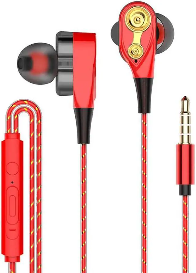 Alt view image 4 of 5 - Drive Stereo Wired Earphone In-ear Headset Earbuds Bass Earphones For IPhone   3.5mm Sport Gaming Headset With Mic