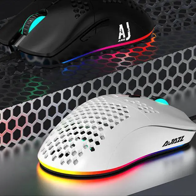 Alt view image 3 of 5 - Light Weight Wired Mouse Hollow-out Gaming Mouce Mice 6 DPI Adjustable for Windows 2000/XP/Vista/7/8/10 Systems