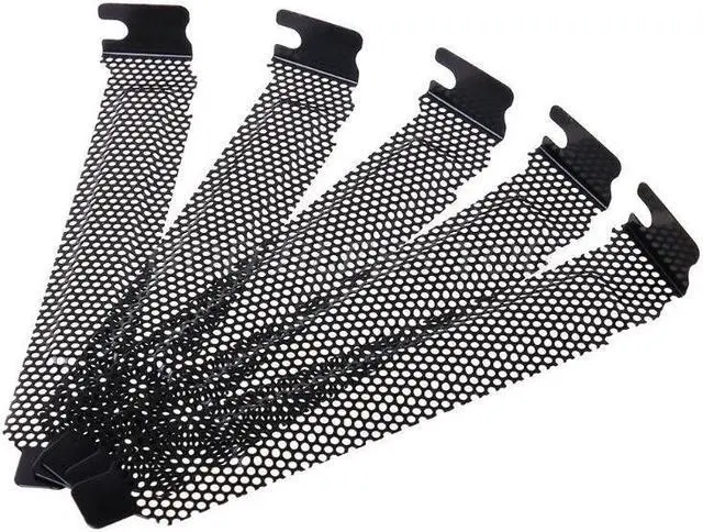 Alt view image 4 of 5 - 5PCS Ventilation Deflector PCI Slot Cover Frame Chassis Bits Block Cooling Fan Dust Filter Ventilation PC Computer Case Electric