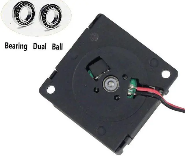 Alt view image 5 of 5 - 2pcs DC 5V 12V 24V Fans Cooling 3D Printer Cooler 30mm x 10mm Blower Fan Dual ball 3010 3cm 30x30x10mm Cooling Small Fan