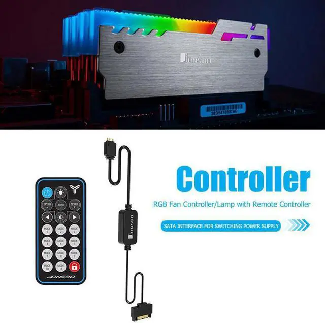 Main image of 5V 3Pin AURA RGB Fan Controller PC Case Light Stripe Remote Control Computer cooling system accessories