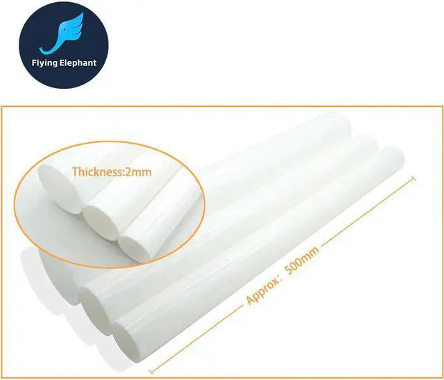 Main image of (50cm/lot) OD 20 25 30 40 50 60 70 80 100mm 2mm Thick Milk White Acrylic Tube PMMA pipe for PC computer water cooling