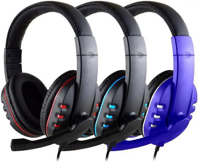 Main image of gaming Headphones Gamer Headset Game Earphones with Microphone for PS4 Play Station 4 X Box One PC Bass Stereo PC headset