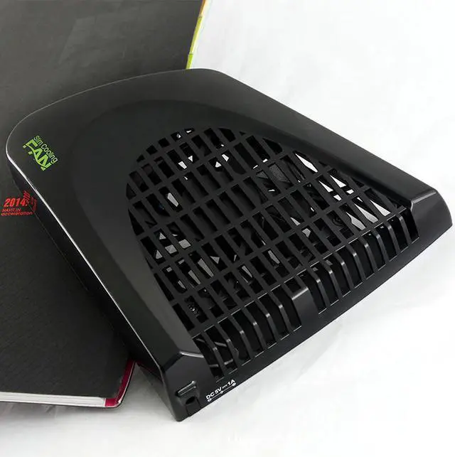 Alt view image 3 of 3 - UP Cooling Fan External Side Cooler for Xbox 360 Newest Slim Cooling Fan for Xbox 360 Black