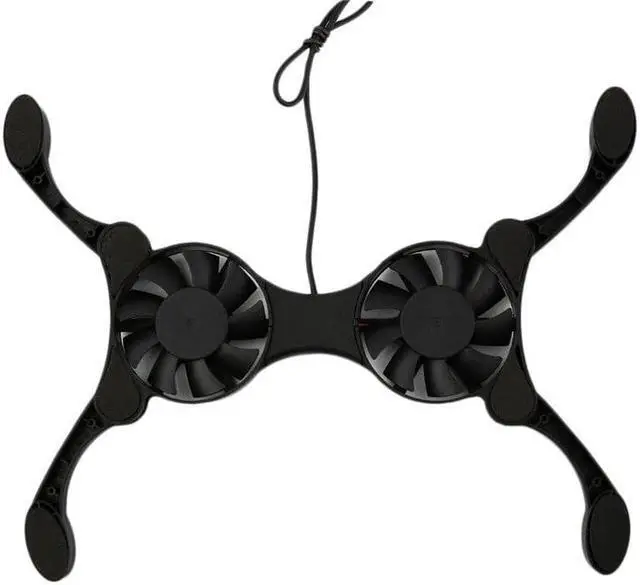 Alt view image 5 of 5 - USB Cooling Fan Mini Octopus Notebook Cooler Cooling Pad Safety Stand Double Fans For 7-15 inch Notebook Laptop