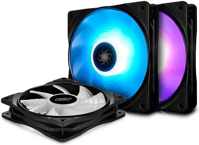 Main image of 5 in 1 3 in 1 RF120M 120mm 12V/4PIN RGB Fan quiet Computer Case Cooling fans CPU Cooler Replace fan With controller