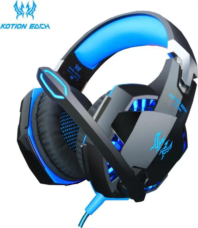 Main image of Headset over-ear Wired Game Earphones Gaming Headphones Deep bass Stereo Casque with Microphone for PS4 new xbox PC Laptop gamer