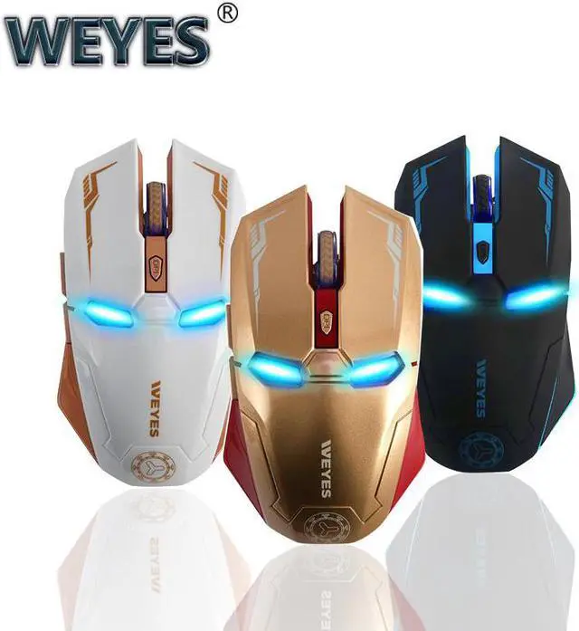 Main image of Wireless Mouse 3d Mini New Arrival Top Fashion Recommend Iron Man Wireless Gaming Gamer Computer Mice