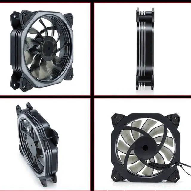 Alt view image 5 of 5 - 4 Pin 120mm Fan PC Computer Cooling Fan Cooler DC 12V Quite Laptop Heatsink Fan for CPU 120*120*25mm High Quality