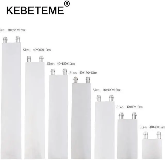 Main image of Primary Aluminum Water Cooling Block Heat Sink System For PC Laptop CPU for Liquid Water Wholesale (Can Customize Size)