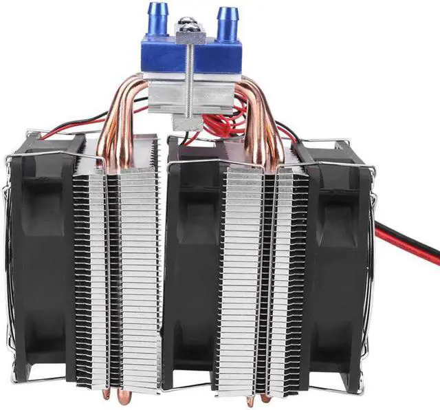 Alt view image 4 of 5 - 1 PC Thermoelectric Cooler Semiconductor Refrigeration Peltier Cooler Air Cooling Radiator Water Chiller Cooling System Device