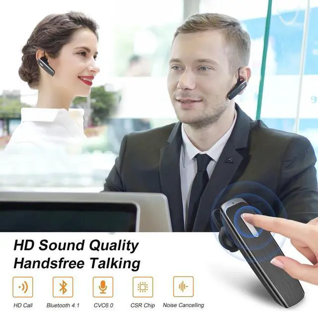 Alt view image 2 of 5 - Original Hands- Wireless Bluetooth Earphone Headset Headphones Earbud with Microphone Earphone for Phone PC