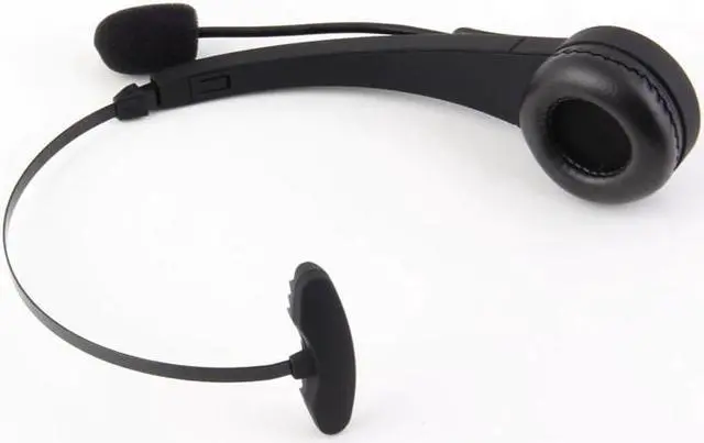 Alt view image 5 of 5 - Mono Wireless Bluetooth Headset Headphones Noise Canceling with Mic Handsfree for PC PS3 Gaming Mobile Phone Laptop