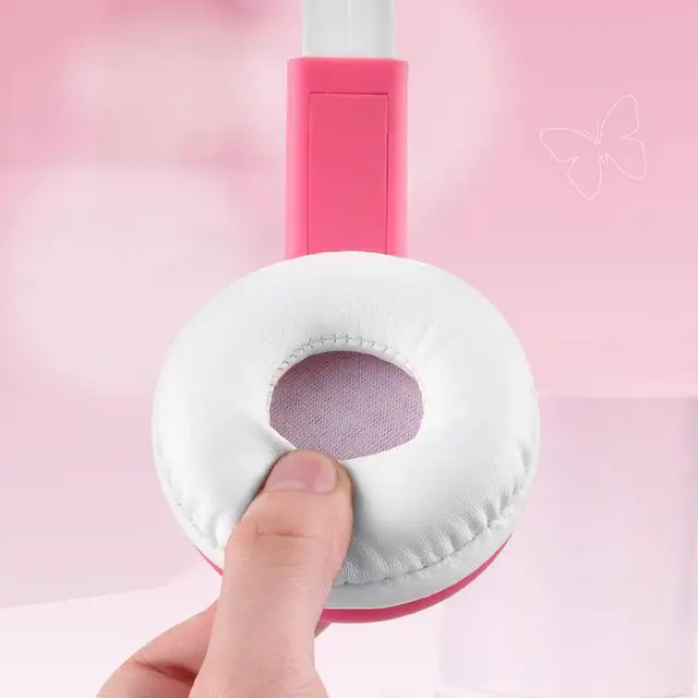 Alt view image 4 of 5 - Professional Kids Headset Girls Headphones with Microphone for Music MP3/4 PC Smartphone Earphones Kids Birthday Christmas Gifts