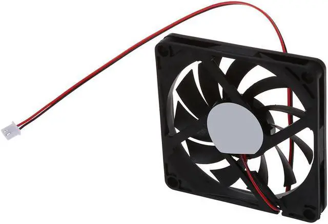 Alt view image 4 of 5 - Hot 80mm 2 Pin Connector Cooling Fan for Computer Case CPU Cooler Radiator