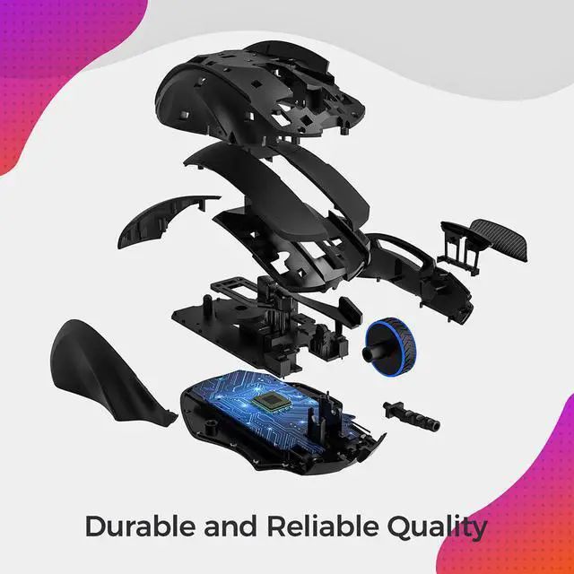 Alt view image 5 of 5 - PC278 Gaming Mouse Ergonomic Wired Computer Mouse Gamer 8 Buttons Programmable Mice with 8000 DPI RGB Backlit for PC Game