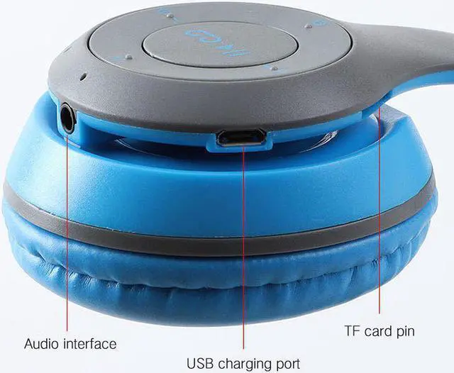 Alt view image 5 of 5 - Blutooth Wireless Headphone Audio Stereo Cordless Headset Auriculares Bluetooth Earphone For Computer Head Phone PC With Mic