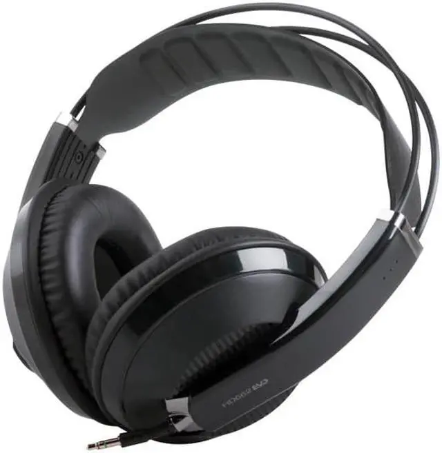 Alt view image 3 of 5 - HD662EVO closed-back monitoring headphone gaming headsets with removable earmuffs self-adjusting headband white / black