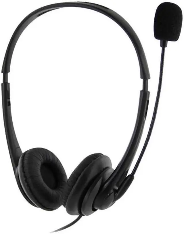 Alt view image 2 of 5 - Telephone/Computer Headset with Microphone Noise Cancelling and Volume Controls for Computer Laptop PC