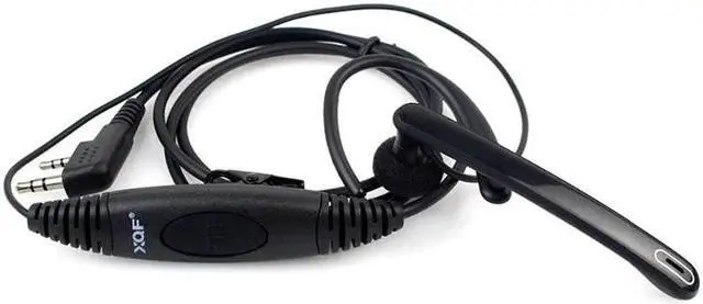 Alt view image 4 of 5 - 1 pc 2 Pin Ear Bar Earpiece Mic PTT Headset for Kenwood BAOFENG lkie Talkie UV-5R 777 888s Radio 2016 New