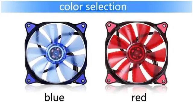 Alt view image 5 of 5 - speed 4pin RGB Computer Case Cooling Fan LED PC tower Cooler Fan housing cooing electronic refrigeration for the processor