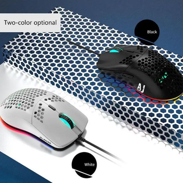 Alt view image 2 of 5 - Light Weight Wired Mouse Hollow-out Gaming Mouce Mice 6 DPI Adjustable for Windows 2000/XP/Vista/7/8/10 Systems