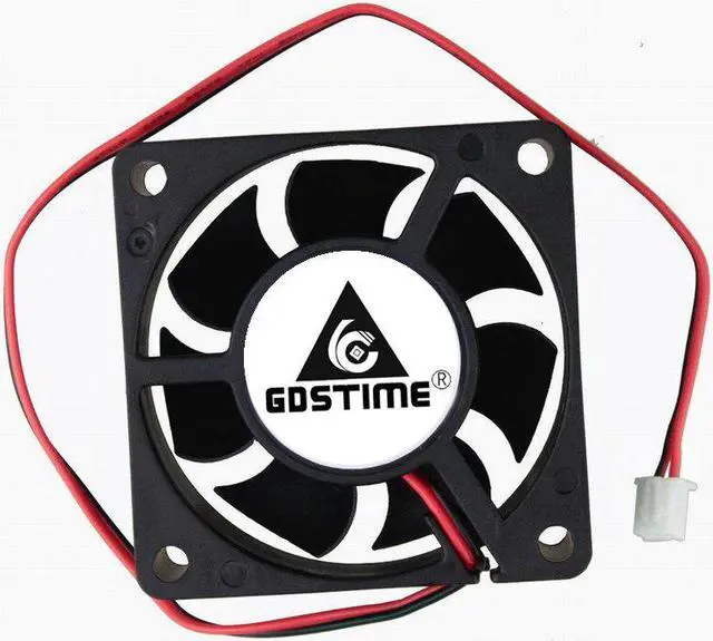 Alt view image 4 of 5 - 5 Pcs  DC 12V 24V 60x60x20mm Dual Ball Motor Cooling Fan 60mm x 20mm 6020 Brushless Equipment Case CPU Chip Cooler Fan