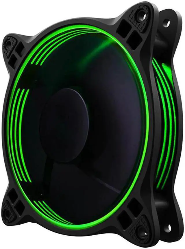 Alt view image 2 of 5 - RGB 120mm PC Cooling Fan Multi-ring Glow (FR-301) PWM Temperature Control 3PIN + Big4D Power Supply Motherboard AURA SYNC