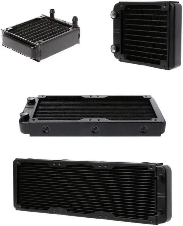 Main image of 360/240/120/80mm Aluminum Computer Radiator Water Cooler 18 Tube CPU Heat Sink Exchanger