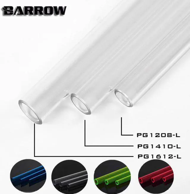 Main image of PETG  Hard TubeTransparent/ Blue /Green/ID8mm/ RedOD12mm - ID10mm/OD14mm -ID12mm/OD16mm   water cooling cooler tube