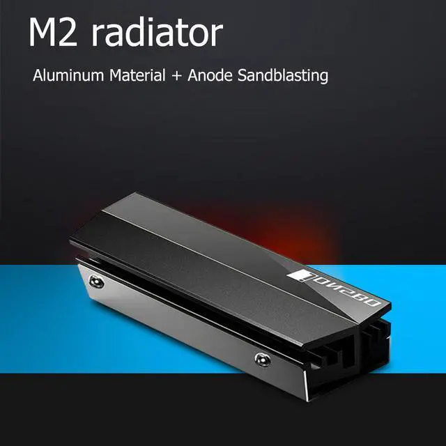 Main image of Aluminum Alloy SSD Heatsinks Coolers Desktops PC Computers for M.2 NGFF 2280 NVMe Office Caring Computer Supplies