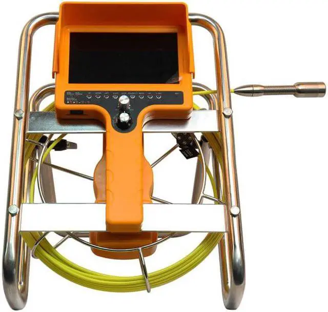 Alt view image 3 of 5 - 512hz locator sonde camera CCTV hot sale pipe inspection camera drain sewer camera 7inch LCD monitor long spring 23mm camera