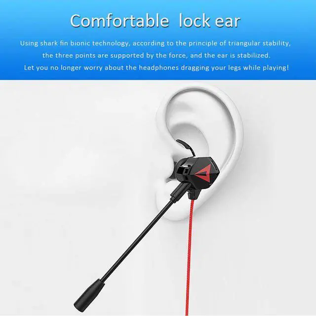 Alt view image 2 of 5 - Wired Earphones Gaming Headphone with Microphone Earbuds Ear Piece for Mobile Phone Headset Gamer 3.5mm /Type C Optional