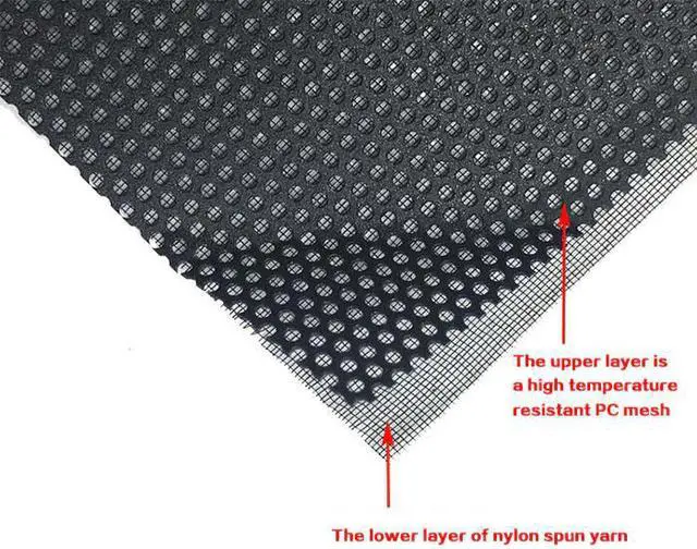 Main image of width30CM double layer Notebook Mesh PVC PC+nylon Cooler Dust Filter Notebook Dustproof Cover dust cover 30cm/lots