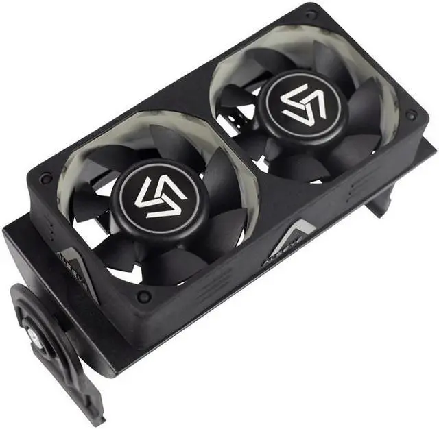 Alt view image 3 of 4 - Hetai Tech cooler cooling fan  memory cooler with dual 60mm fan PWM 1500-4000RPM radiator for DDR2/3/4/5 cooling for ALSEYE International Version  No Warranty